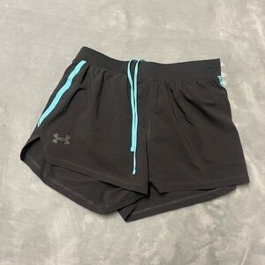 🌻Under Armour Women's Black and Blue Shorts